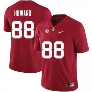 NCAA Men's Alabama Crimson Tide #88 O.J. Howard Stitched College Nike Authentic Crimson Football Jersey ZL17S44JR